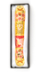 Rounded Mezuzah Case with Dove of Peace and Flowers - Pink, Red and Gold