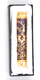 Mezuzah Case with Hamsa, Star of David and Jerusalem Images - Gold and Purple