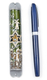 Mezuzah Case with Hamsa, Star of David and Jerusalem Images - Brown and Gold