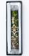 Mezuzah Case with Hamsa, Star of David and Jerusalem Images - Brown and Gold
