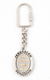 Silver & Gold Key Ring, Swivel Center - Russian 