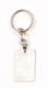 Dog Tag Key Ring, 7-Branch Menorah Emblem of Israel - Stainless Steel