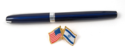 Israel-USA Flags Lapel Pin