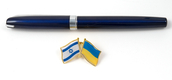 Israel-Ukraine Flags Lapel Pin