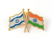 Israel India Flags Lapel Pin