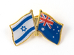 Israel-Australia Flags Lapel Pin
