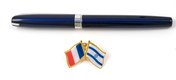 Israel-France Flags Lapel Pin