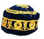 Pack of 3 Velvet and Gold Bucharian Kippah - Assorted Colors