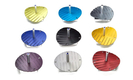 Adi Sidler Anodized Aluminum Waves Chanukah Dreidel - Purple