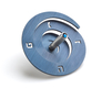 Adi Sidler Anodized Aluminum Spiral Dreidel - Blue