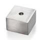 Adi Sidler Anodized Aluminum Chanukah Dreidel, Flower Design - Silver