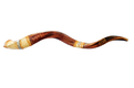 Jumbo Yemenite Hand Painted Shofar - Jerusalem Design