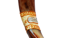 Jumbo Yemenite Hand Painted Shofar - Jerusalem Design