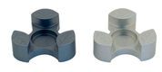 Avner Agayof Anodized Aluminum Travel Candle Holders, Leaf Collection - Gray