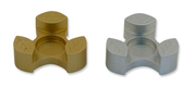 Avner Agayof Anodized Aluminum Travel Candle Holders, Leaf Collection - Gold