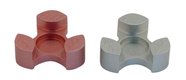 Avner Agayof Anodized Aluminum Travel Candle Holders, Leaf Collection - Pink