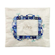 Yair Emanuel Embroidered Tallit & Tefillin Bag - Jerusalem Frame on Off White