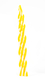 Handmade Braided Beeswax Havdalah Candle - Yellow and White