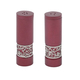 Yair Emanuel Aluminum Salt and Pepper Set with Pomegranates Band - Maroon