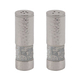 Yair Emanuel Hammered Aluminum Salt & Pepper Set with Jerusalem Band - Silver