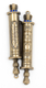 Double Mezuzah Case Design, Torah Scrolls with Judaica Signs - Copper