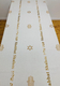 Ivory Colored Tablecloth with Shabbat Shalom & Judaic Symbols - Gold