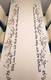 Pesach Tablecloth & Matching Matzah Cover - Leaf Design & Hebrew Haggadah Words