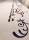 Pesach Tablecloth & Matching Matzah Cover - Leaf Design & Hebrew Haggadah Words