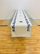 Ivory-Colored Table Runner with Hebrew Blessing Words and Mandala Design - Blue