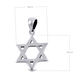 Star of David Necklace Pendant for Women or Men in 925 Sterling Silver with Chain