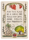 Art in Clay Handmade Ceramic 24K Gold Decorated Plaque - English Home Blessing