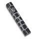 Jerusalem Stone Mezuzah Case with Western Wall Image, Black and White - 4.3