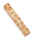 Jerusalem Stone Mezuzah Case with Western Wall Image, Brown and White - 4.3