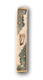 Art in Clay Handmade Ceramic Mezuzah Case - Pomegranate Design