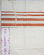 Yair Emanuel Small Silk Tallit Set, Embroidered Atara - Orange Stripes - 1 in stock