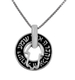Hamsa and Shema Yisrael Sterling Silver Pendant Necklace
