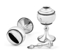 Large Sterling Silver Havdalah Set - Beaded Design