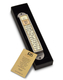 Iris Design Handcrafted Pewter & Enamel Beaded Mezuzah Case - Shema words