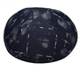 Blue Denim with Print Design Fabric Kippah Yarmulke