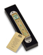 Iris Design Handcrafted Pewter & Enamel Beaded Mezuzah Case - Floral Geometrics