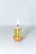 Ready to Light Chanukah Menorah Set - Cups with Pre filled Pure Olive Oil