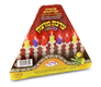 Ready to Light Chanukah Menorah Set, Pre filled With Gel Oil - Colorful Medium