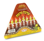 Ready to Light Chanukah Menorah, Pre filled Cups with Gel Olive Oil - Medium