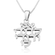 Sterling Silver Pendant Necklace - Ani Ledodi I Am For My Beloved in Hebrew