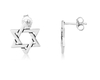 Sterling Silver Earrings - Interlocking Star of David