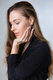 Sterling Silver Earrings - Cutout Letters of Ahava Love