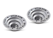 Pair of Silver Metal Insert for Candles or Tea Lights - Engraved Shabbat Kodesh