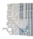 Talitnia Barak Non Slip Lightweight Wool Tallit Prayer Shawl - Blue Stripes