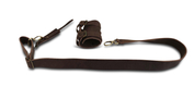 Genuine Leather Strap for Carrying Kudu Horn Yemenite Shofar on Shoulder