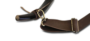 Genuine Leather Strap for Carrying Kudu Horn Yemenite Shofar on Shoulder